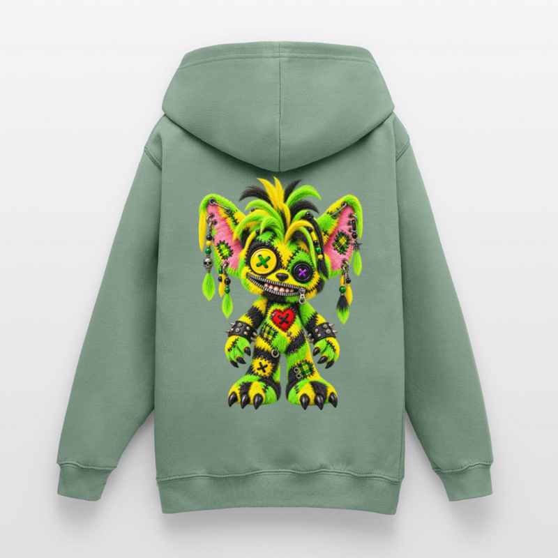FUZZBALL GREMMY – Teenie Hoodie - Graugrün