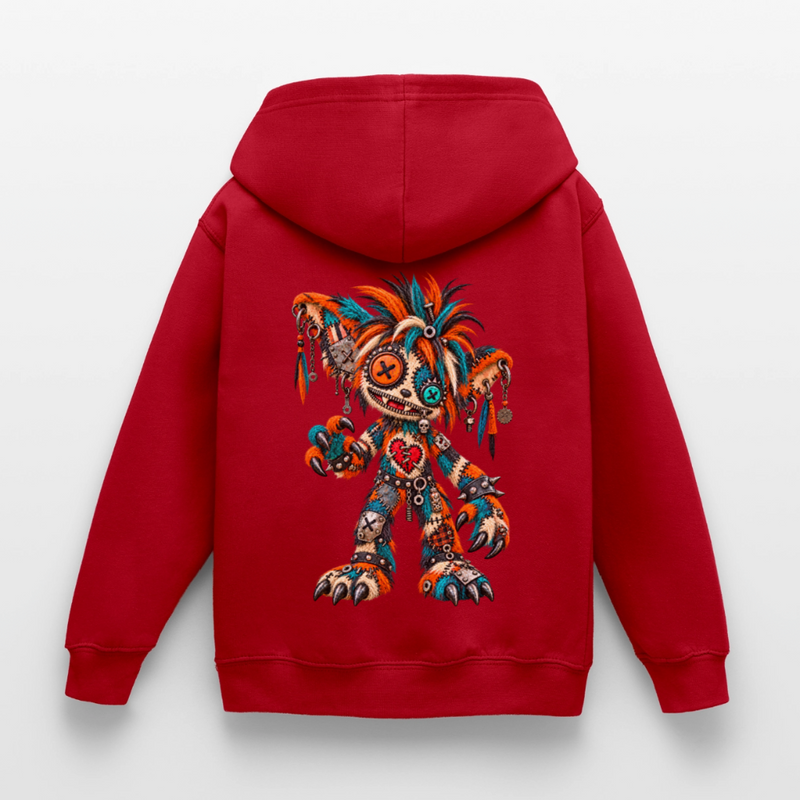 SCRAP JACK – Kinder Hoodie - Rot