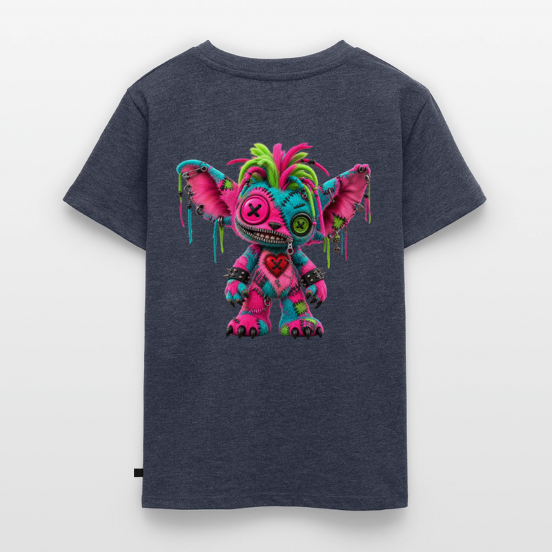 RIOT ROXIE – Kinder Premium T-Shirt - Jeansblau 