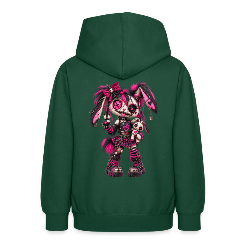 VELVET VEX – Teenie Hoodie - Flaschengrün