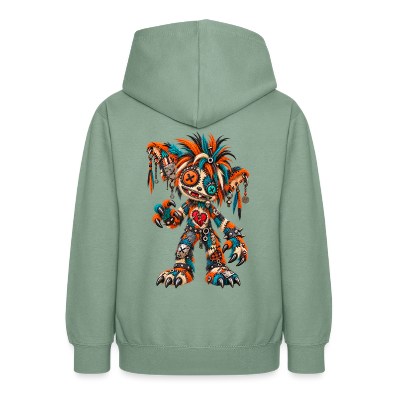 SCRAP JACK – Teenie Hoodie - Graugrün