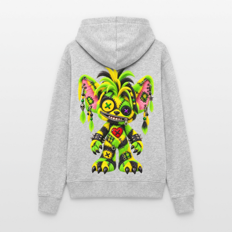 FUZZBALL GREMMY – Damen Hoodie - Hellgrau meliert