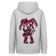 VELVET VEX – Damen Hoodie - Hellgrau meliert