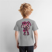 VELVET VEX – Kinder Premium T-Shirt - Grau meliert