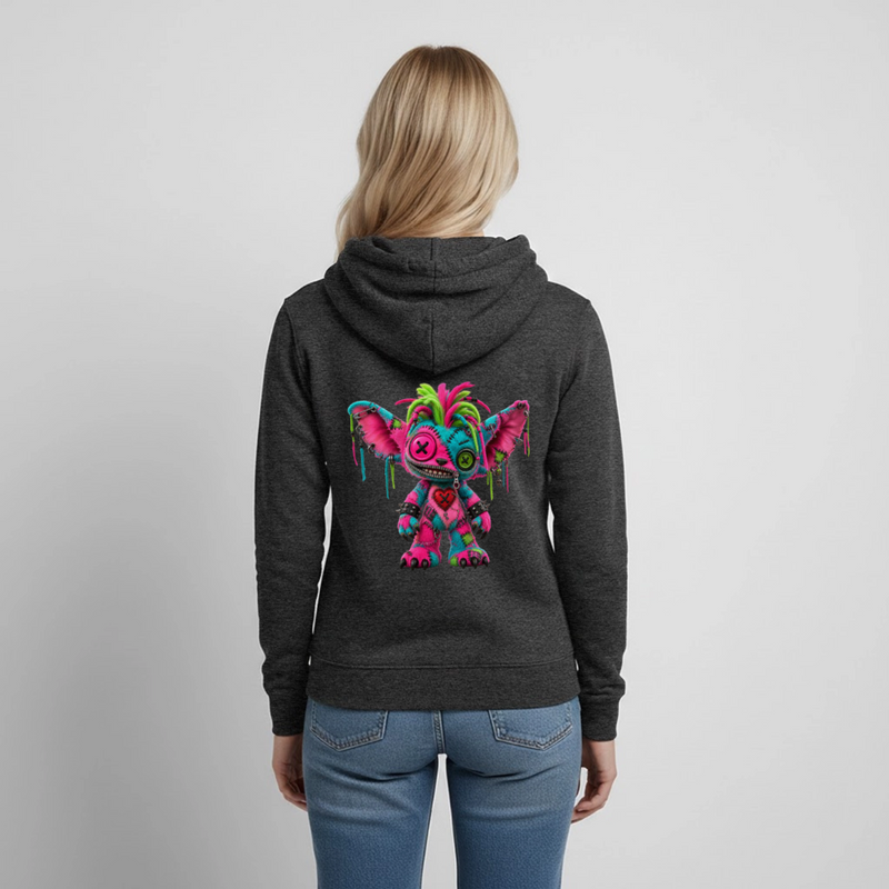 RIOT ROXIE – Damen Hoodie - Anthrazit