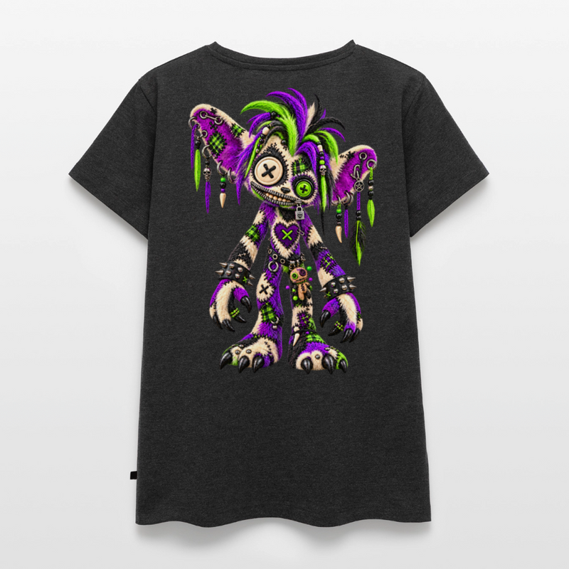 VOODOO VINNIE – Damen Premium T-Shirt - Anthrazit meliert