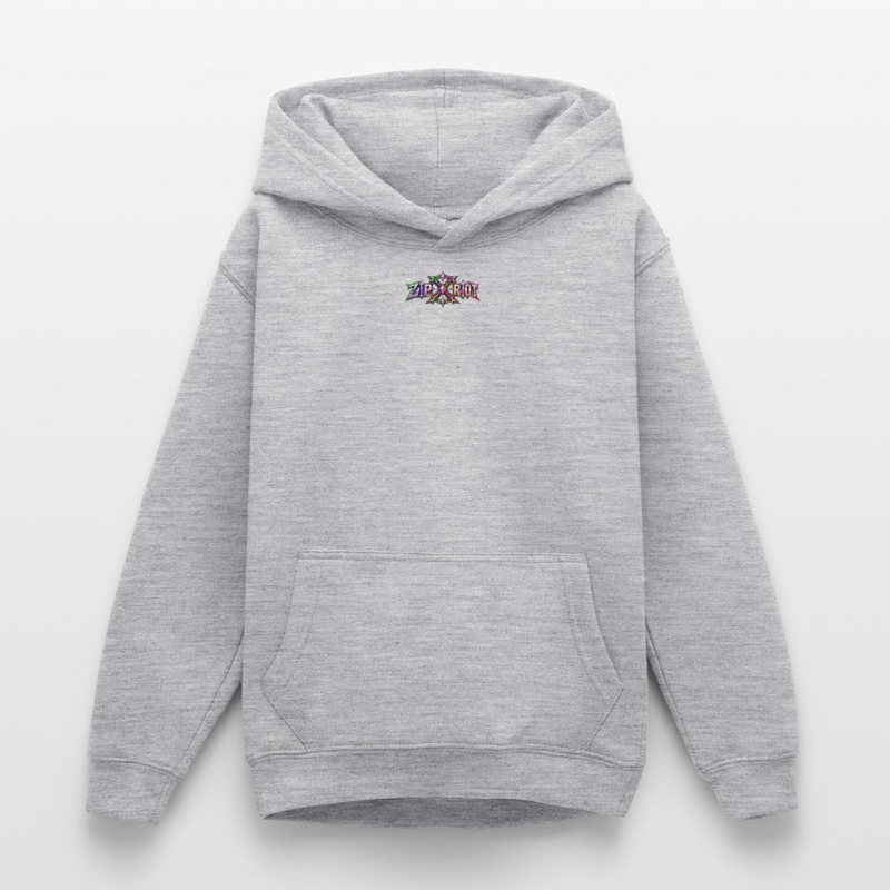 RIOT ROXIE – Teenie Hoodie - Hellgrau meliert