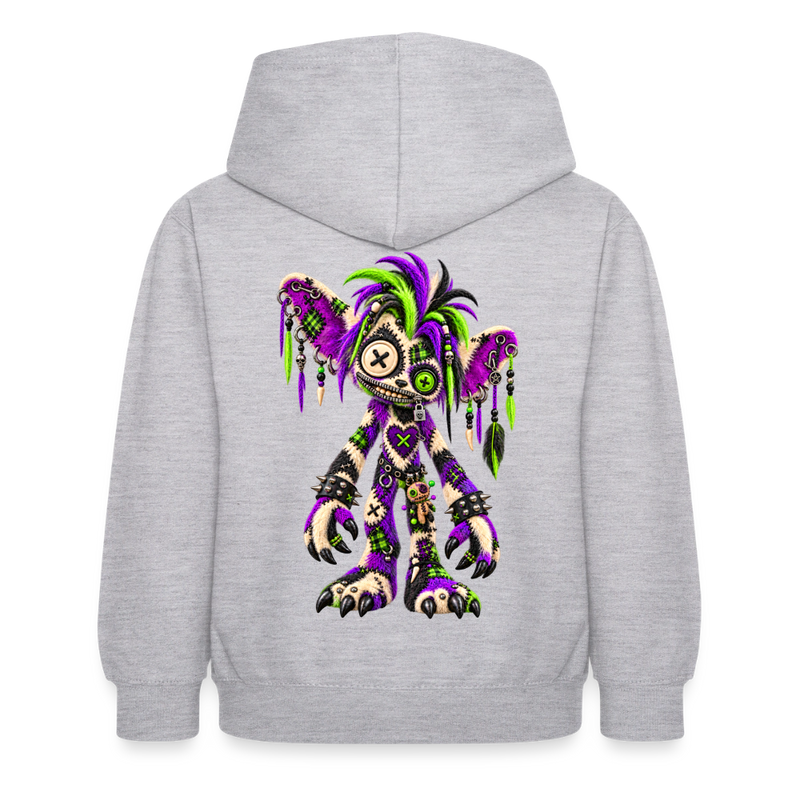 VOODOO VINNIE – Kinder Hoodie - Hellgrau meliert