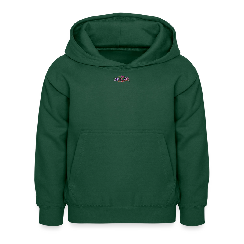 RIOT ROXIE – Kinder Hoodie - Flaschengrün