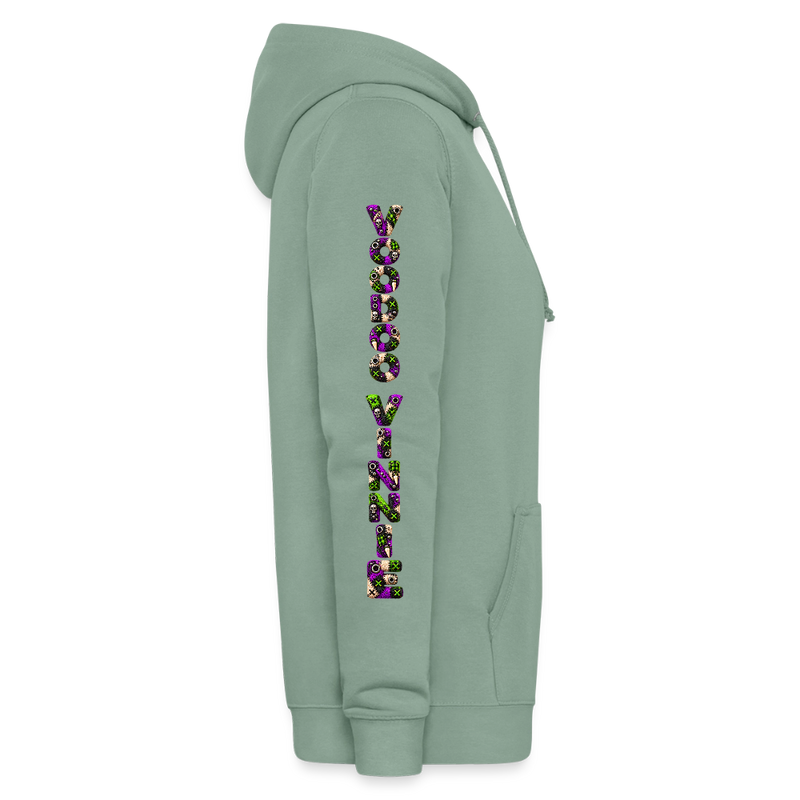 VOODOO VINNIE – Damen Hoodie - Graugrün