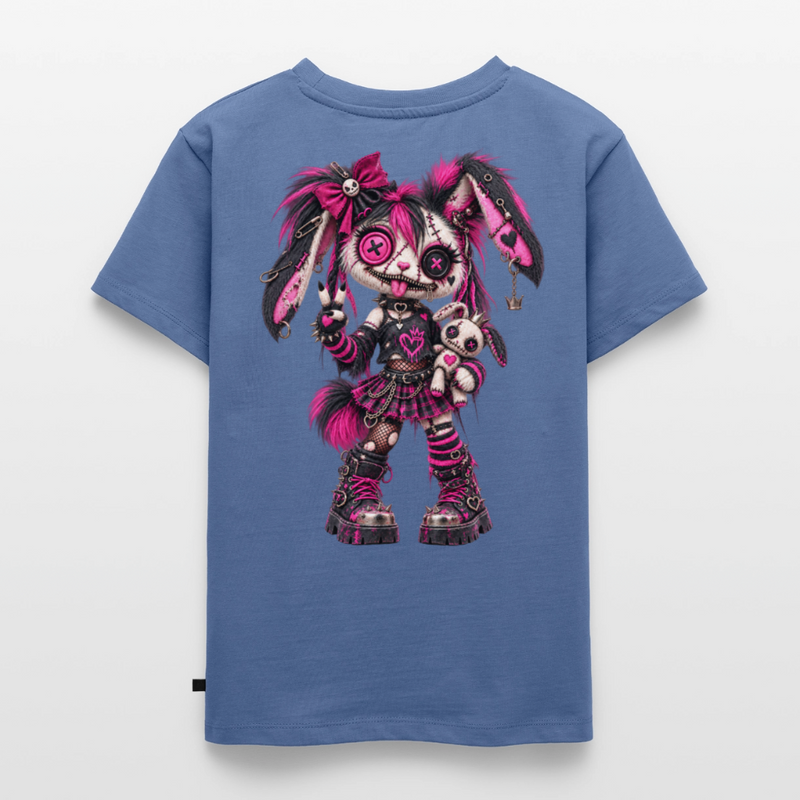 VELVET VEX – Kinder Premium T-Shirt - Taubenblau
