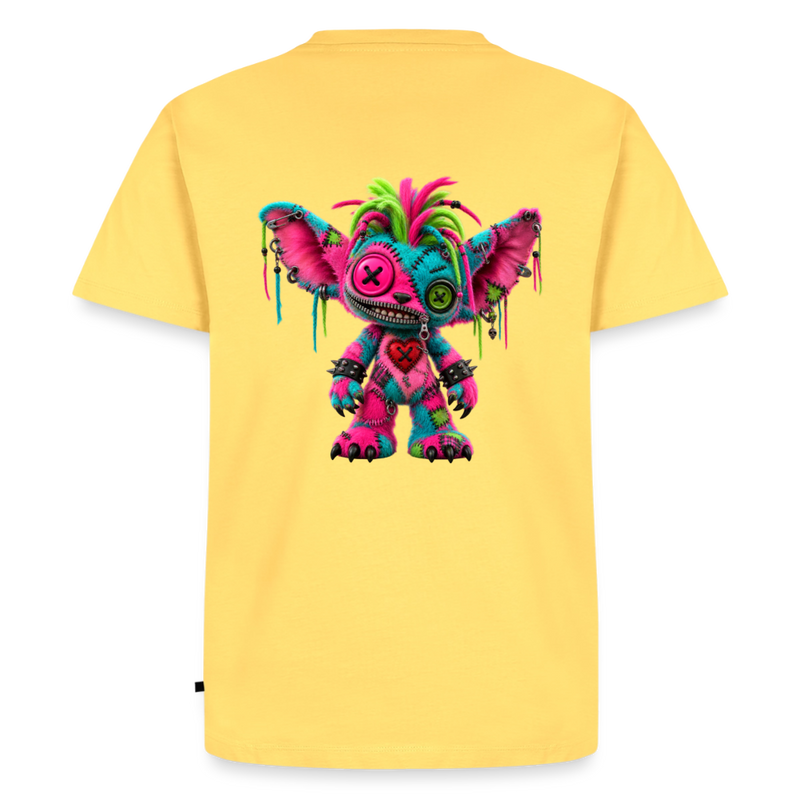 RIOT ROXIE – Herren Premium T-Shirt - Pastellgelb