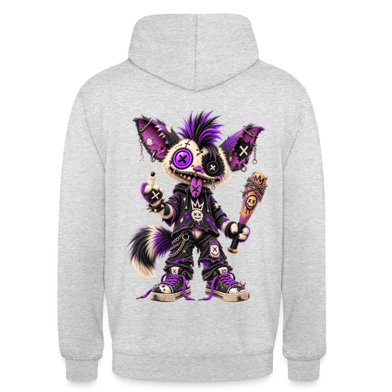 RAGGZR – Herren / Unisex Hoodie - Hellgrau meliert