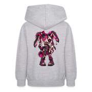 VELVET VEX – Teenie Hoodie - Hellgrau meliert