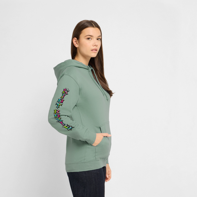 RIOT ROXIE – Herren / Unisex Hoodie - Graugrün