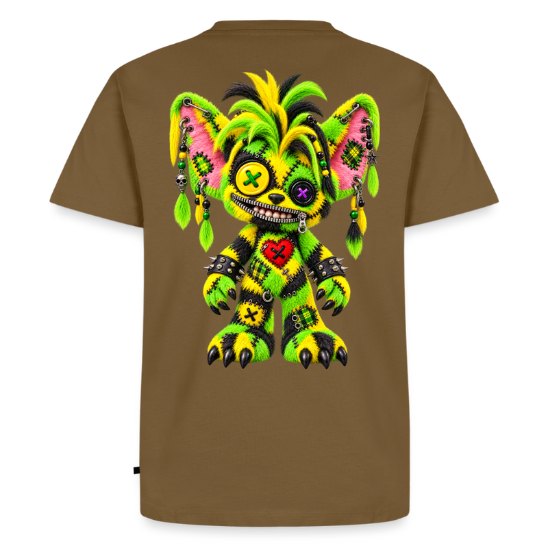 FUZZBALL GREMMY – Herren Premium T-Shirt - Nussbraun