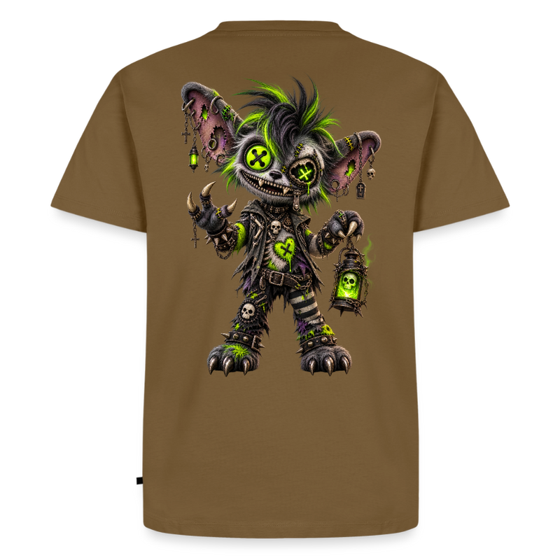 GRAVEYARD GIZZ – Herren Premium T-Shirt - Nussbraun