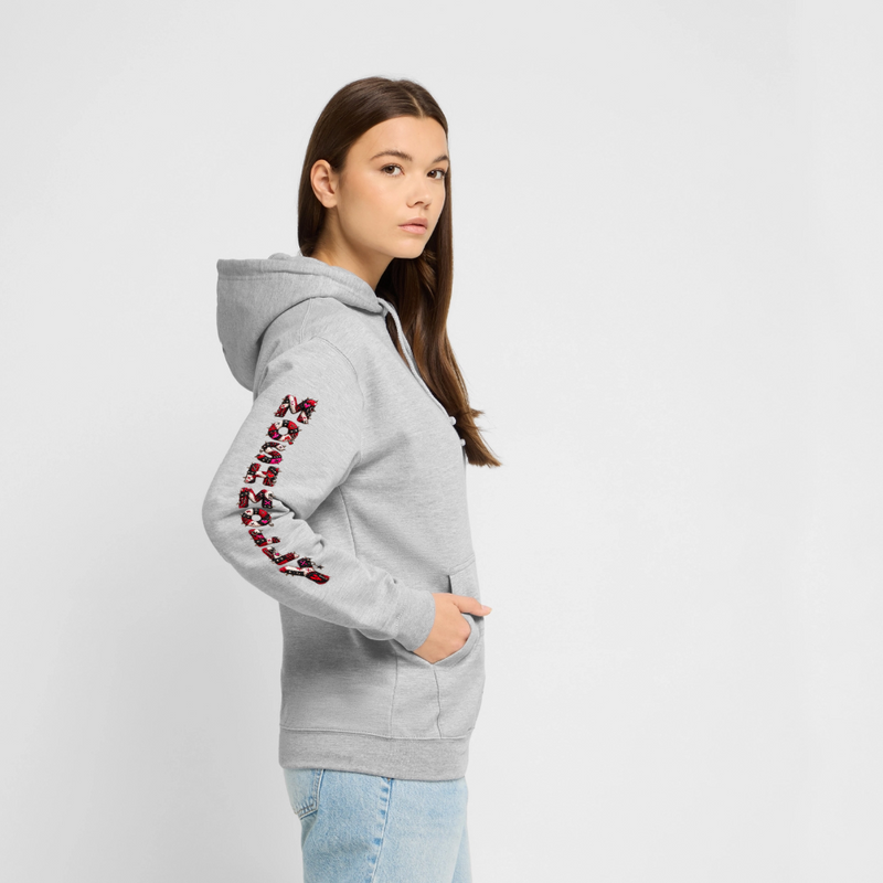 MOSH MOLLY – Herren / Unisex Hoodie - Hellgrau meliert