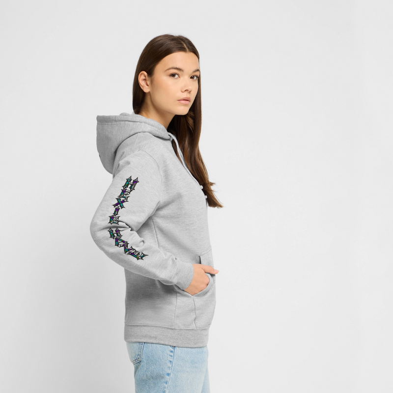 HEXIE HAZE – Herren / Unisex Hoodie - Hellgrau meliert
