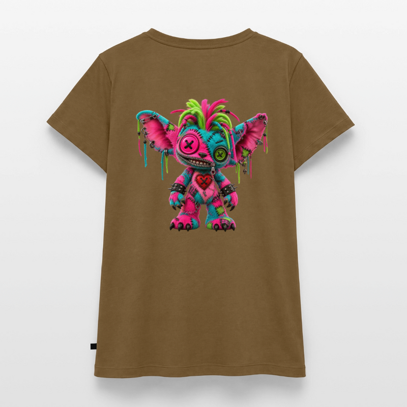 RIOT ROXIE – Damen Premium T-Shirt - Nussbraun
