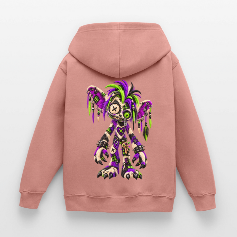 VOODOO VINNIE – Kinder Hoodie - Altrosa