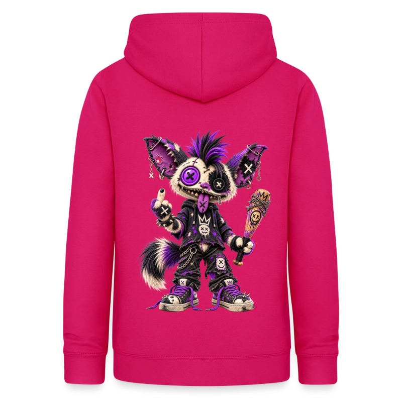 RAGGZR – Damen Hoodie - dunkles Pink