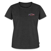 STATIC SPIKE – Damen Premium T-Shirt - Anthrazit meliert