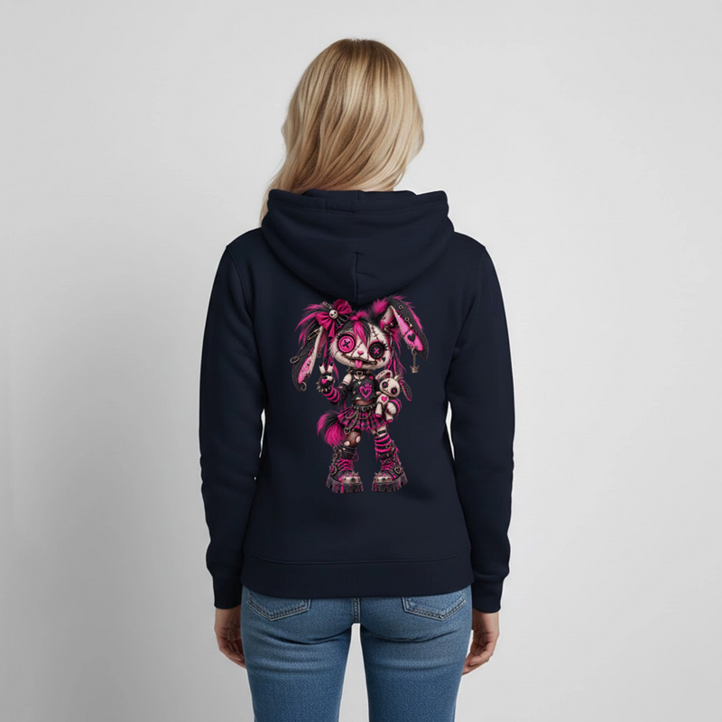 VELVET VEX – Damen Hoodie - Navy