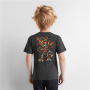 SCRAP JACK – Kinder Premium T-Shirt - Anthrazit meliert