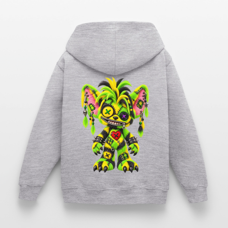 FUZZBALL GREMMY – Kinder Hoodie - Hellgrau meliert