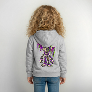 VOODOO VINNIE – Kinder Hoodie - Hellgrau meliert