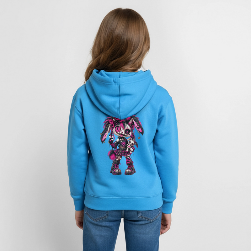 VELVET VEX – Teenie Hoodie - Meeresblau