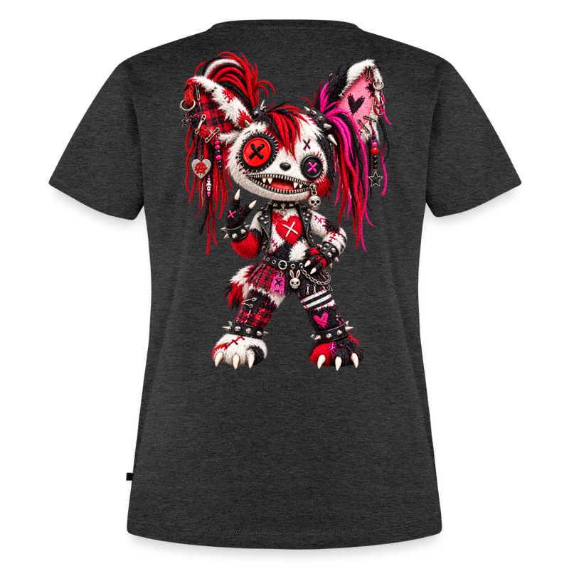 MOSH MOLLY – Damen Premium T-Shirt - Anthrazit meliert
