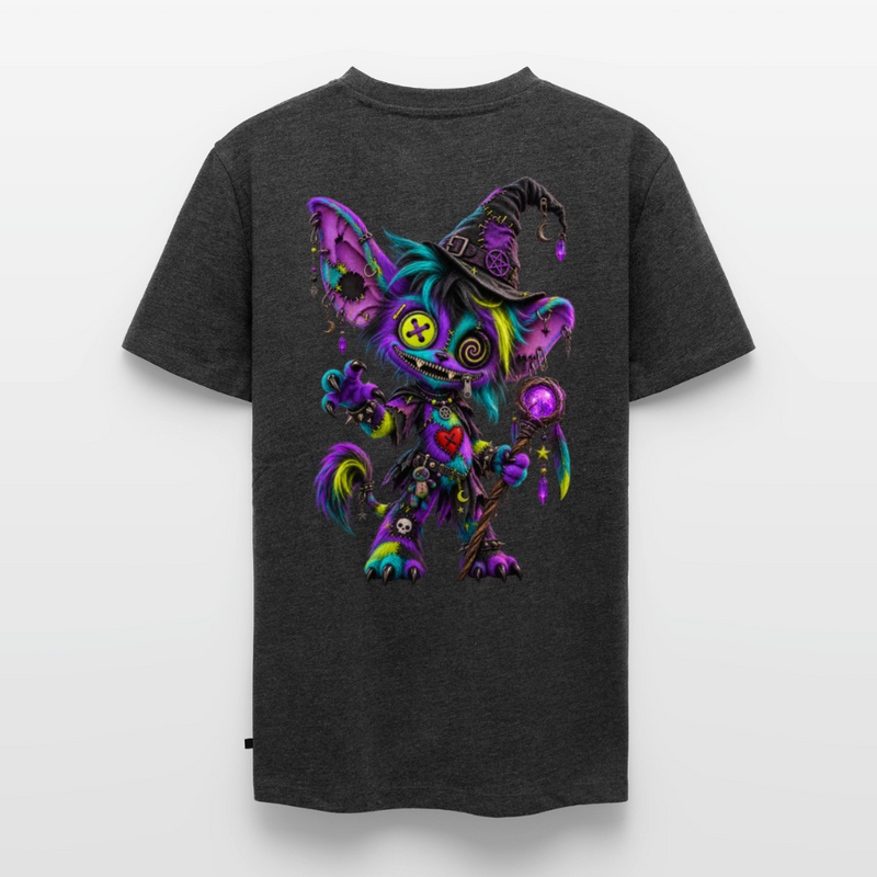 HEXIE HAZE – Herren Premium T-Shirt - Anthrazit meliert