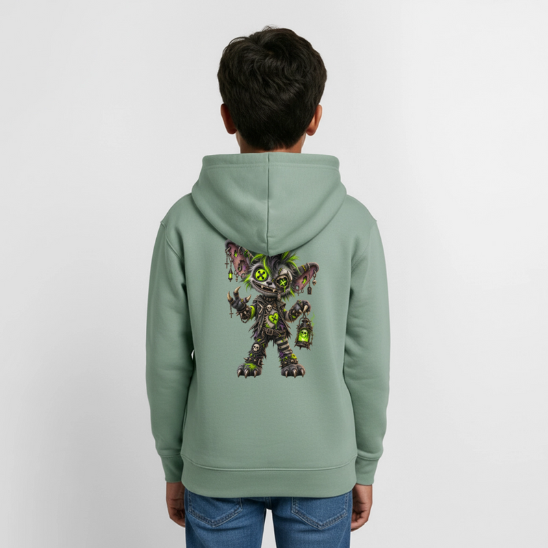 GRAVEYARD GIZZ – Teenie Hoodie - Graugrün
