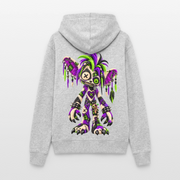 VOODOO VINNIE – Damen Hoodie - Hellgrau meliert