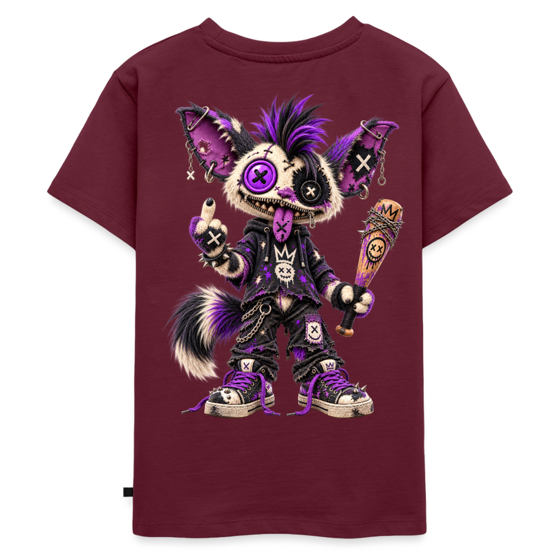 RAGGZR – Kinder Premium T-Shirt - Burgunderrot