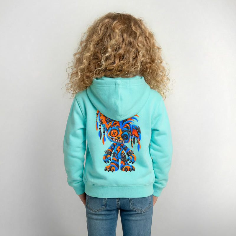 STATIC SPIKE – Kinder Hoodie - Pfefferminze