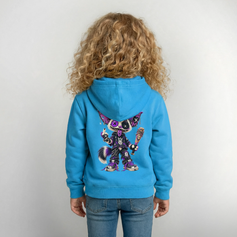 RAGGZR – Kinder Hoodie - Meeresblau