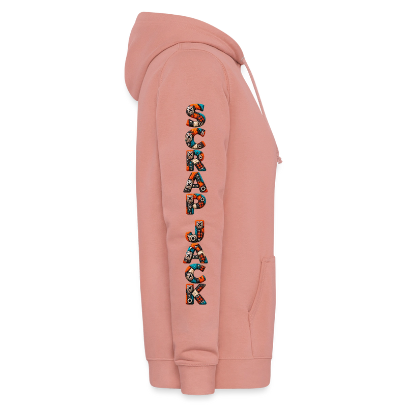 SCRAP JACK – Damen Hoodie - Altrosa