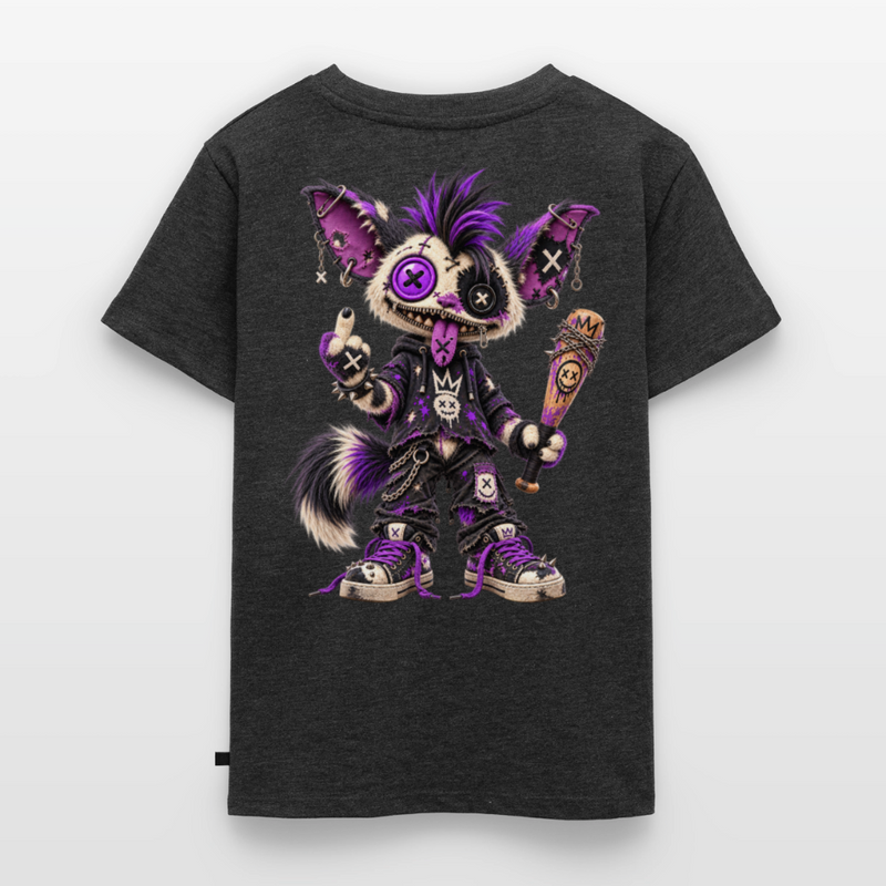 RAGGZR – Kinder Premium T-Shirt - Anthrazit meliert