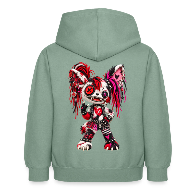 MOSH MOLLY – Kinder Hoodie - Graugrün