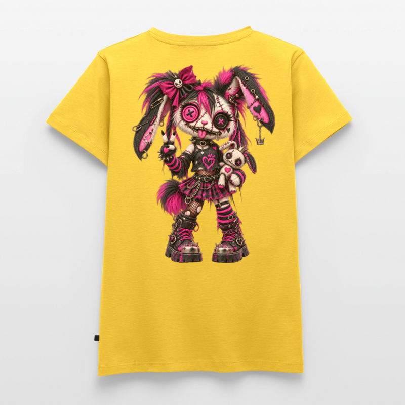 VELVET VEX – Damen Premium T-Shirt - Sonnengelb