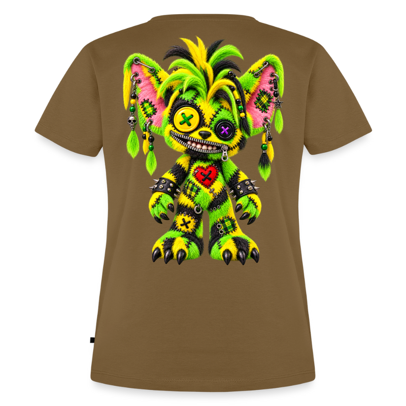 FUZZBALL GREMMY – Damen Premium T-Shirt - Nussbraun