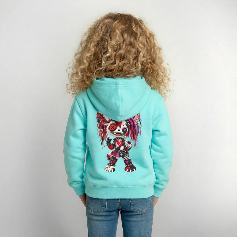 MOSH MOLLY – Kinder Hoodie - Pfefferminze