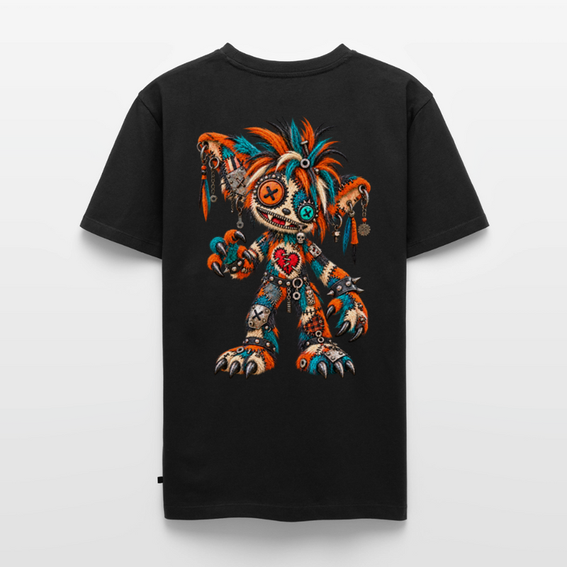 SCRAP JACK – Herren Premium T-Shirt - Schwarz
