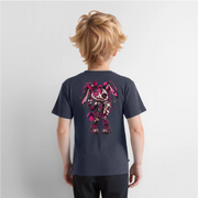 VELVET VEX – Kinder Premium T-Shirt - Jeansblau 