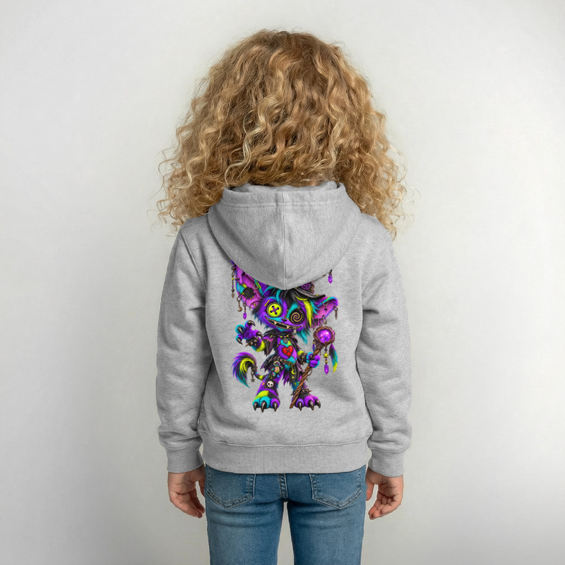 HEXIE HAZE – SPELLBOUND | Kinder Premium Hoodie - Hellgrau meliert