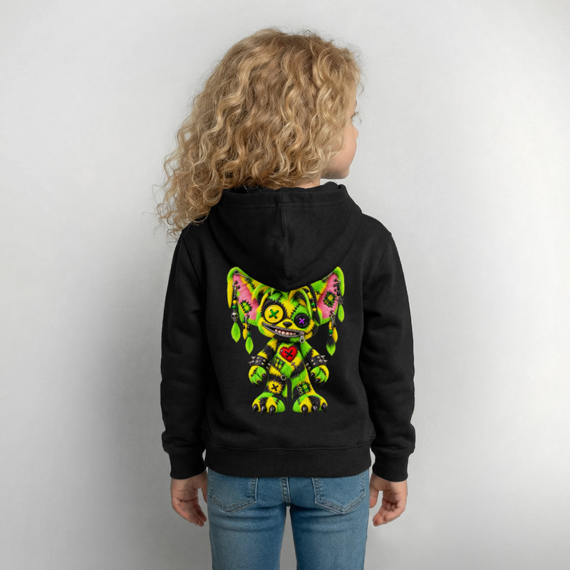 FUZZBALL GREMMY – Kinder Hoodie - Schwarz