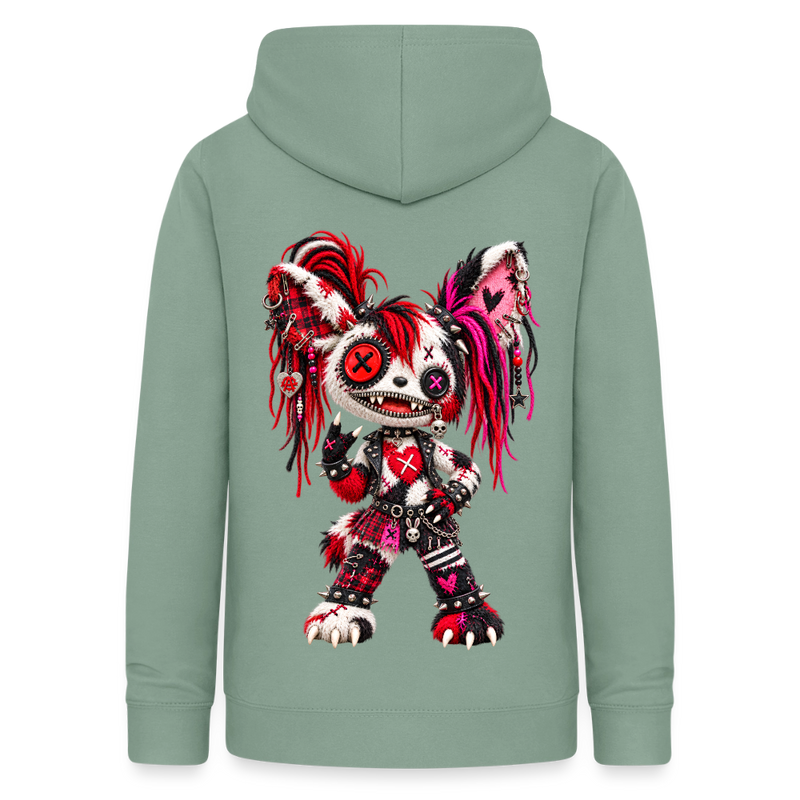MOSH MOLLY – Damen Hoodie - Graugrün